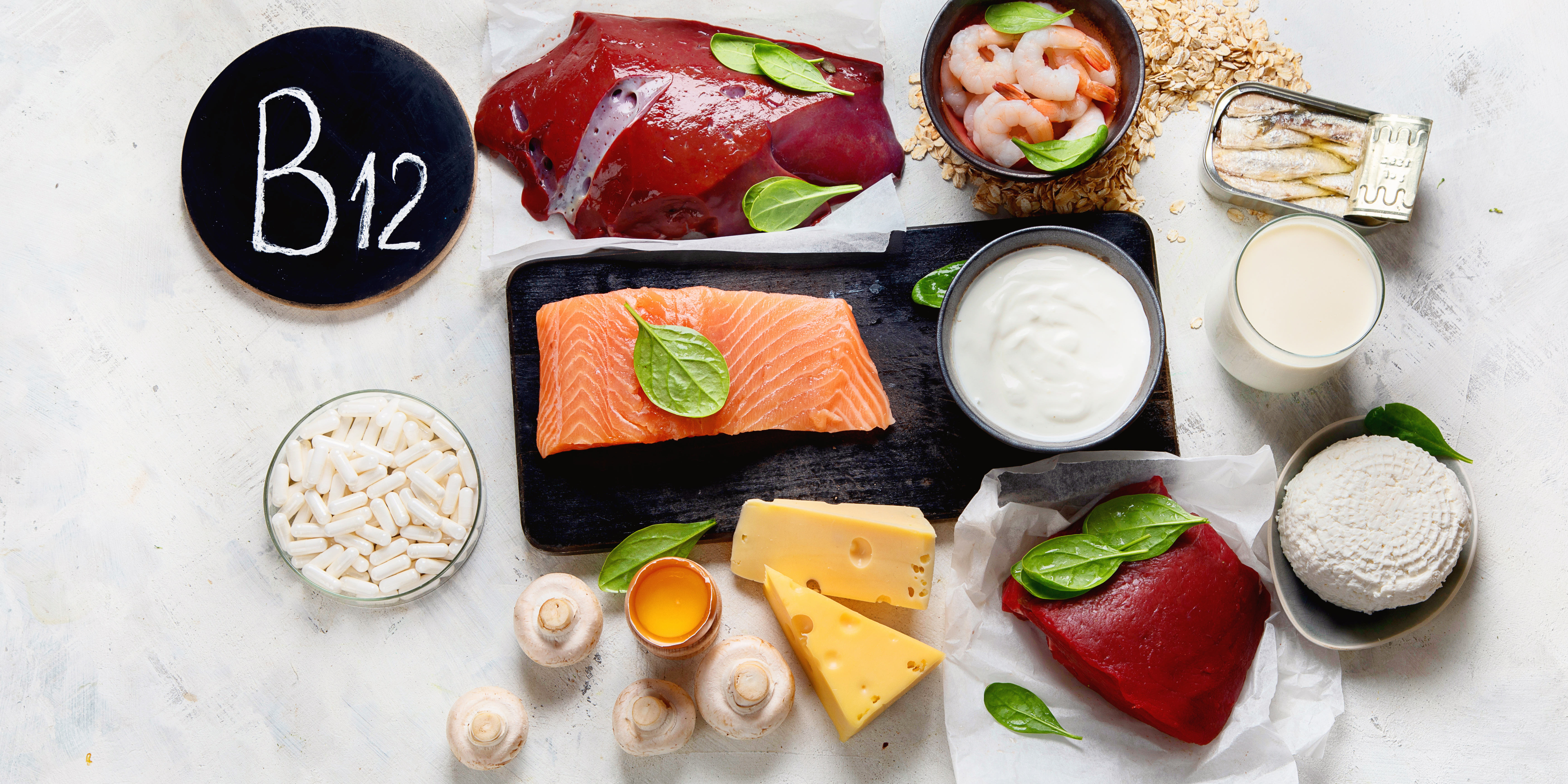 Fresh food displayed on a table